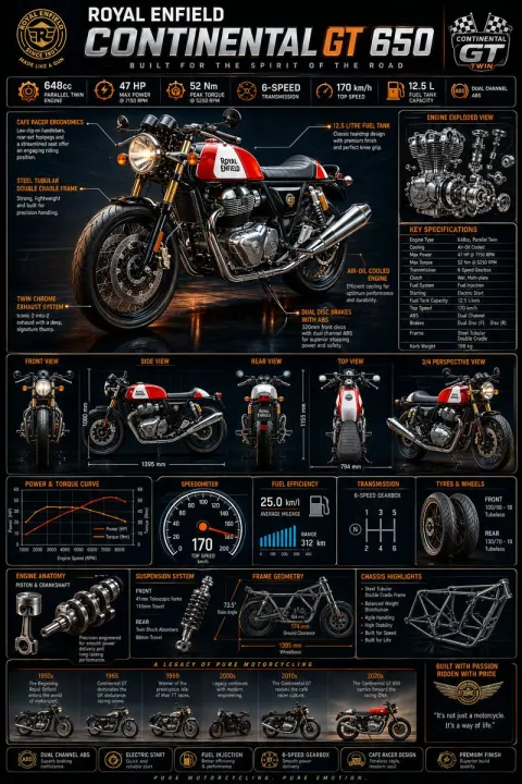 Royal Enfield GT 650 Engineering Showcase