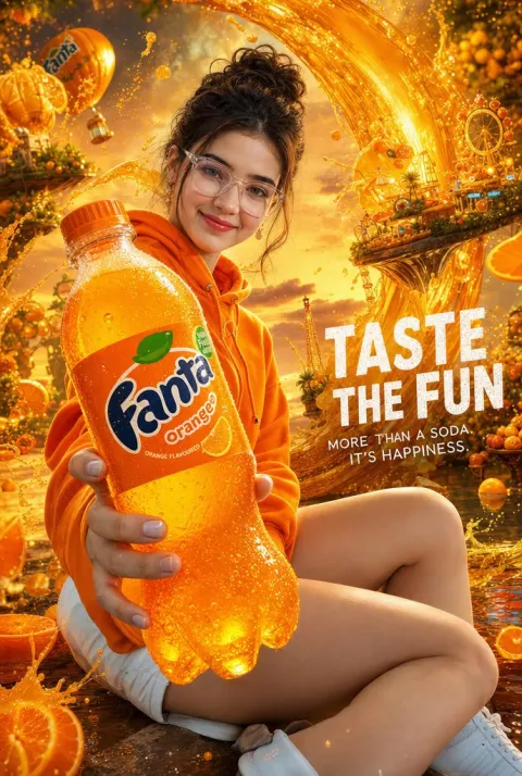 Fanta Orange Fantasy World Ad
