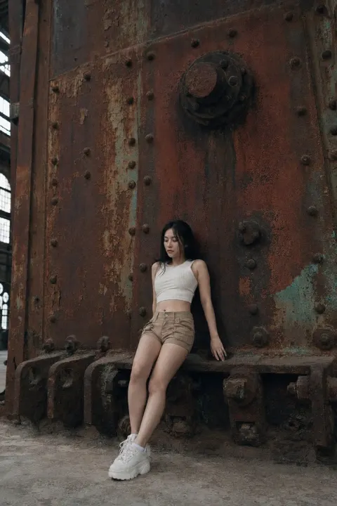Japanese Girl Industrial Photo