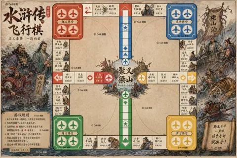 Water Margin Ludo Game