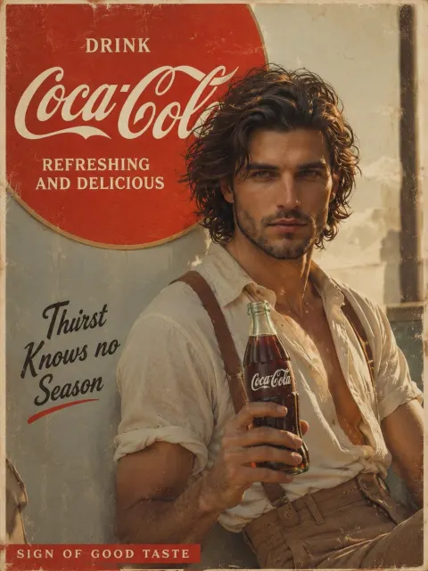 Vintage Cola Charm