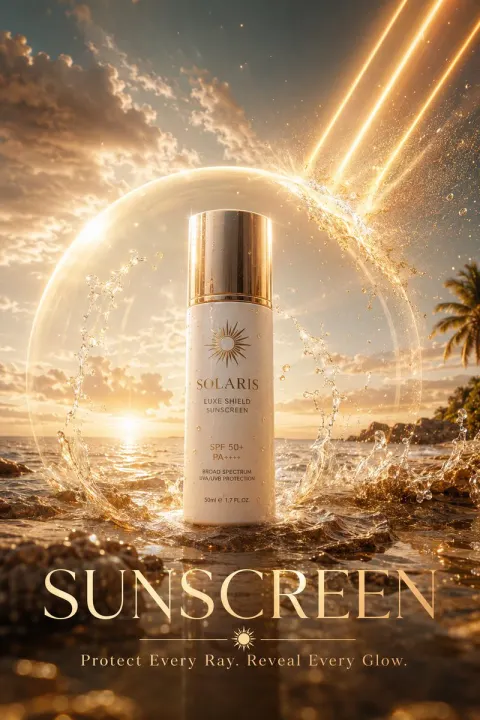 Luxury Sunscreen Invisible Shield Ad