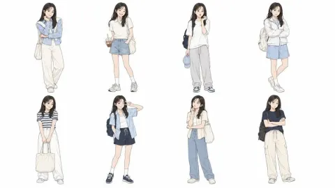 K-Street Character Design Sheet
