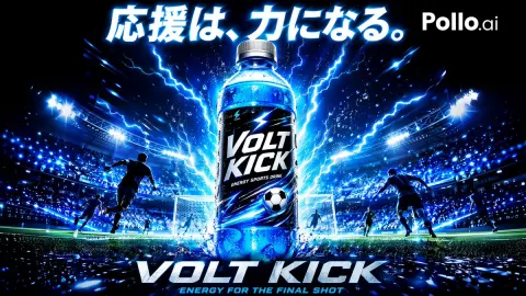 VOLT KICK Energy Drink Ad