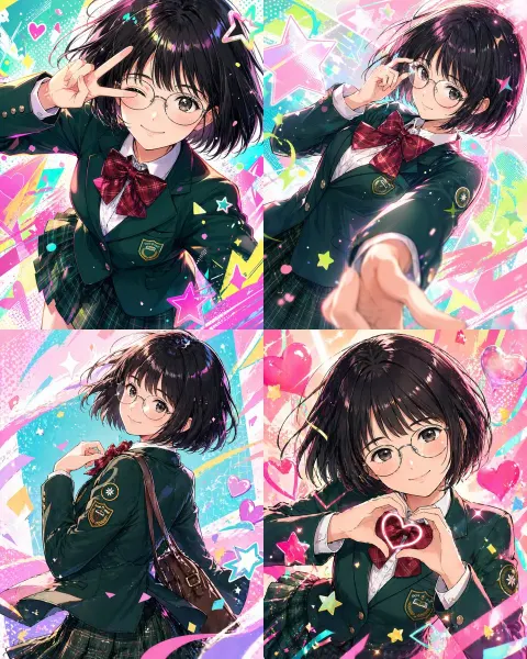 Pop Vtuber Bold Art Style