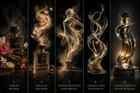 Luxury Perfume Cinematic Transformation Art