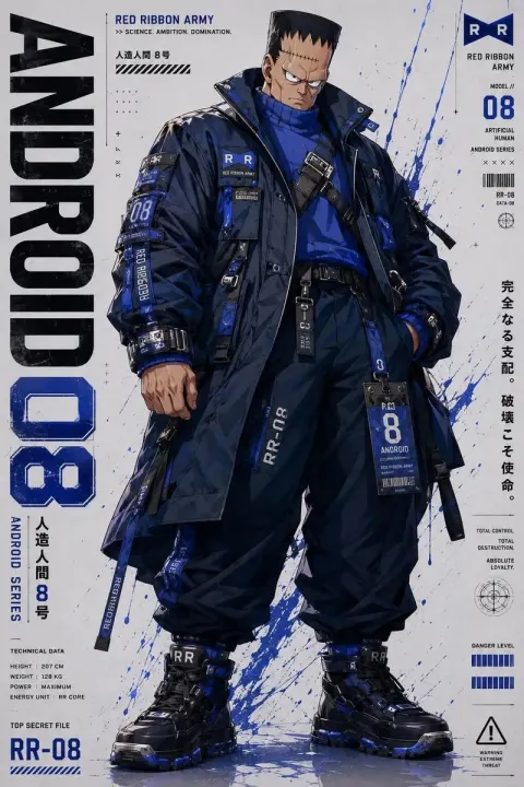 Cyberpunk Anime Character Design