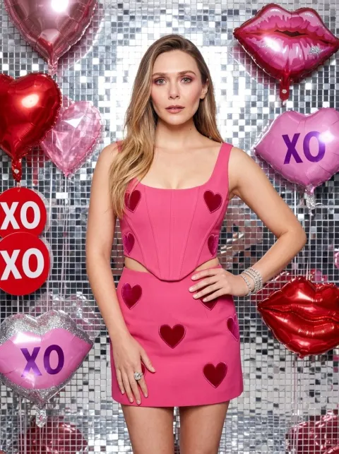 Valentine Pink Glamour Fashion