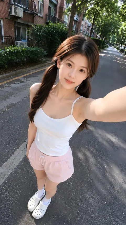 Girl Next Door Summer Selfie