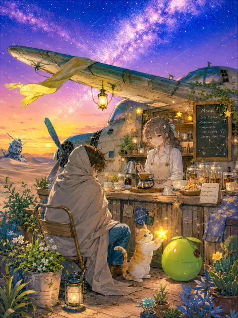 Runaway Boy Desert Cafe Encounter