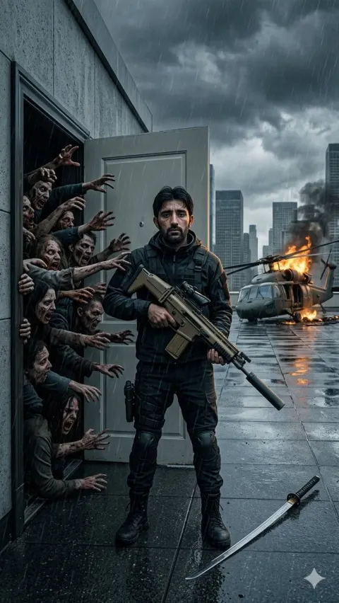 Manhattan Rooftop Zombie Siege