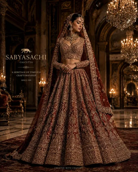 Luxury Bridal Fashion Empire Poster
