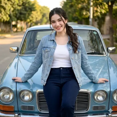 Vintage Car Portrait