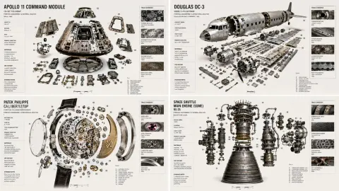 Forensic Luxury Machine Teardown Poster