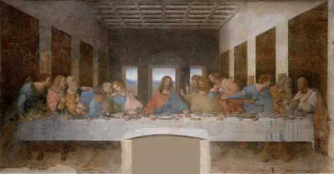 The Last Supper Restored Full View