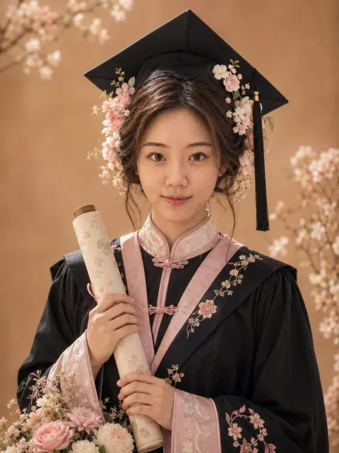 New Chinese Style Graduation Portrait