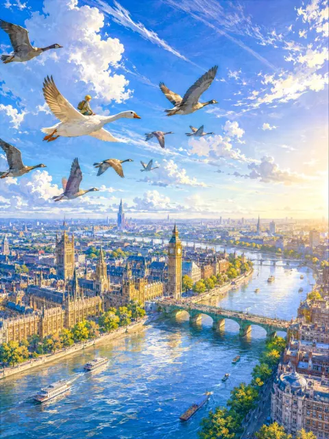 Flying Over London