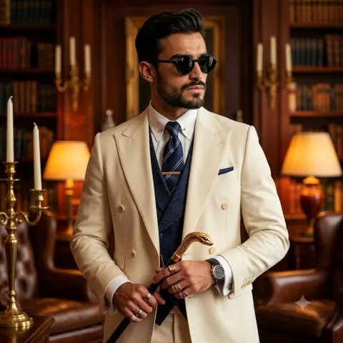 Luxury Gentleman Editorial Portrait