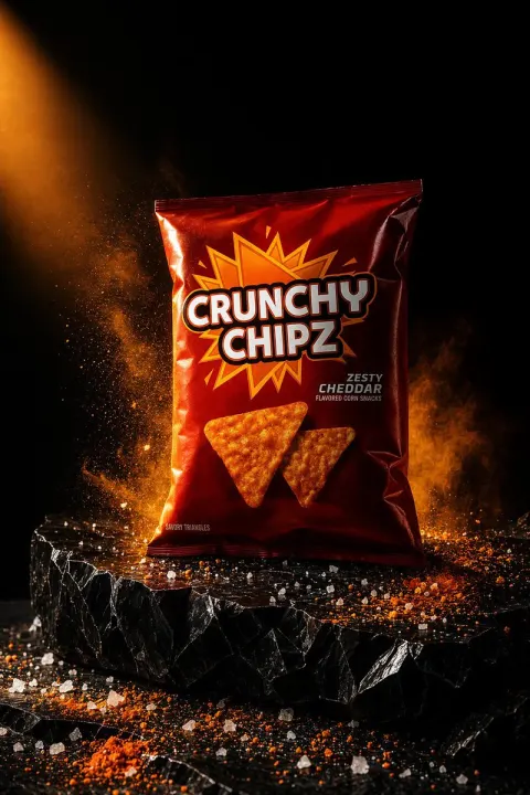Dramatic Spicy Chips Product Shot