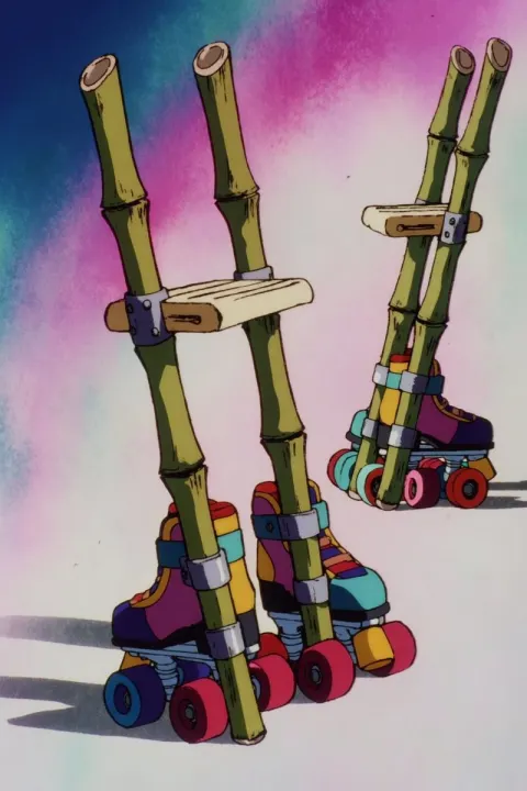 Bamboo Stilts Roller Skates