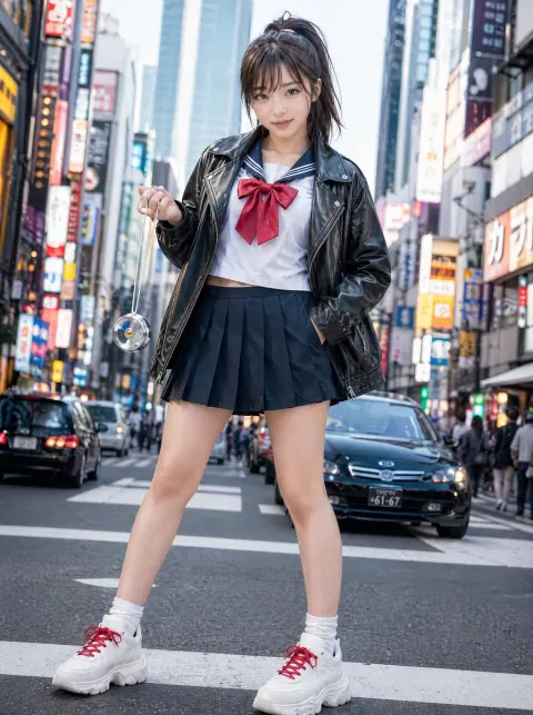 Tokyo Rebel Girl Street Portrait