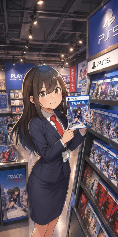 Anime Game Store Clerk Promo Art