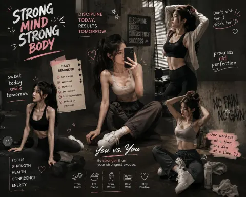 Premium Fitness Promo Poster