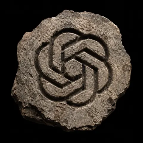 Ancient Stone Carved Emblem