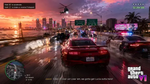 Vice City Police Chase Escape