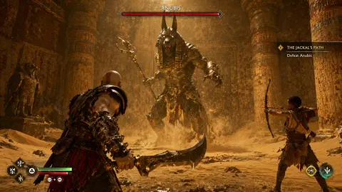 Anubis Temple Boss Battle