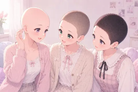 Pastel Pink Bedroom Trio