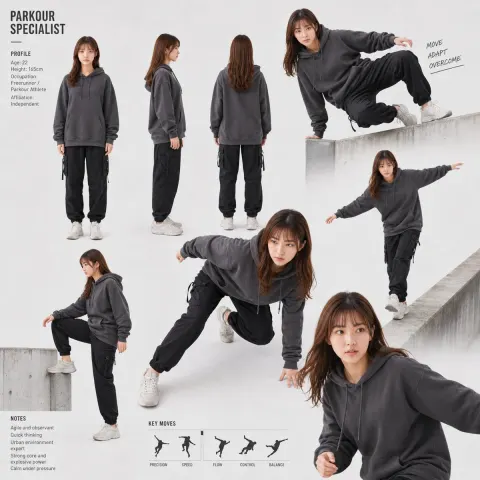 Parkour Specialist Concept Sheet