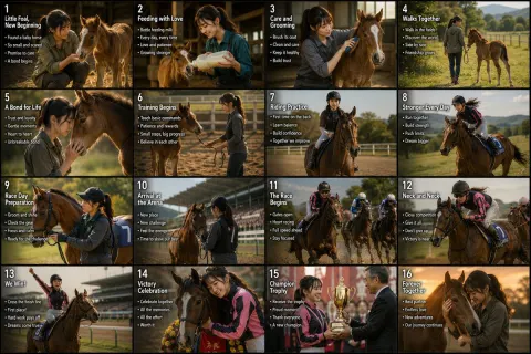 Equestrian Coming of Age Storyboard