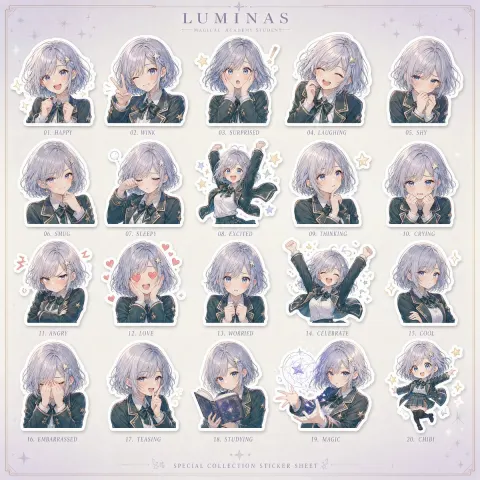 Trendy Kids Luxury Sticker Design