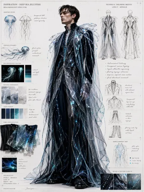 Deep Sea Jellyfish Menswear
