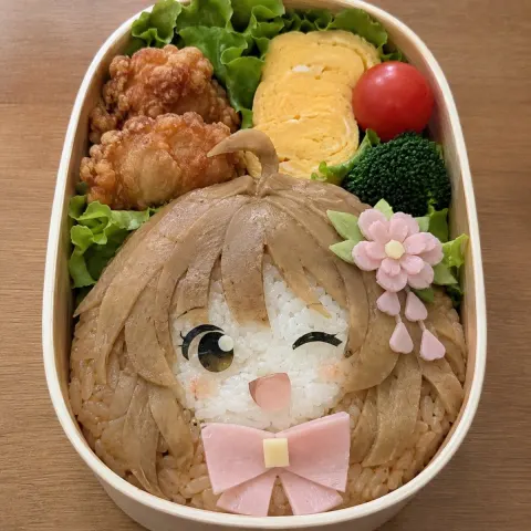 Anime Girl Character Bento Box