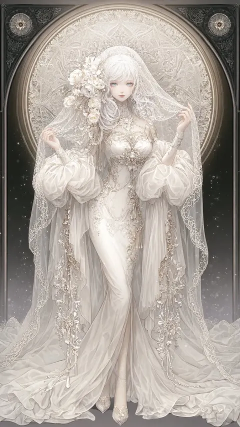 Goddess of Garments Fantasy Bridal Art