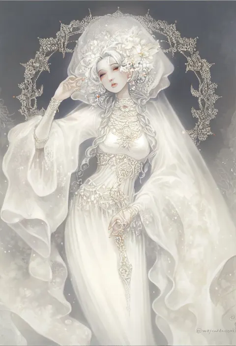 Lace Veil Goddess