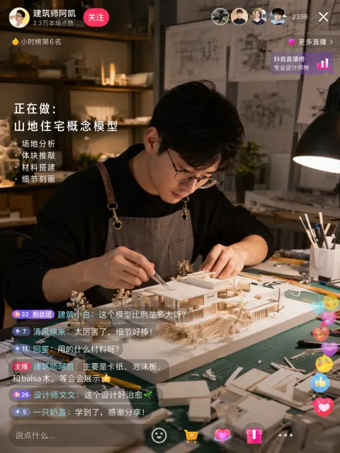 Architect Livestreaming Model Build