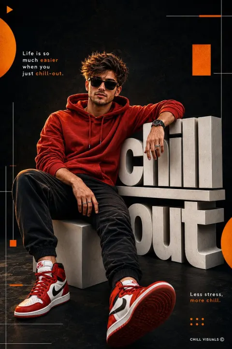 Stylish Urban Streetwear Fashion Poster