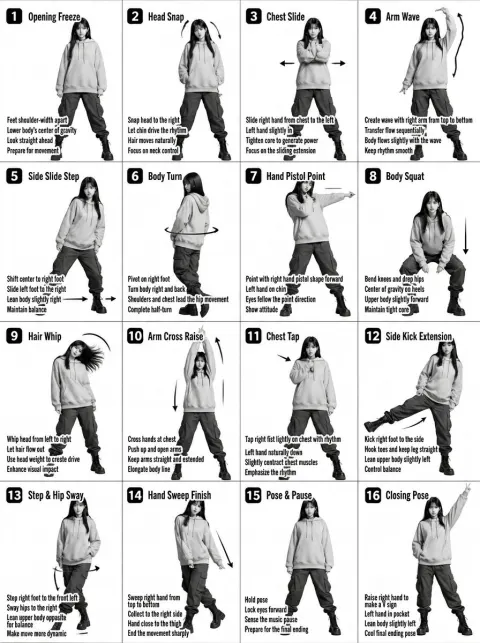K-pop Dance Tutorial Poster