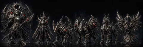 Infernal Mecha Six-Form Lineup