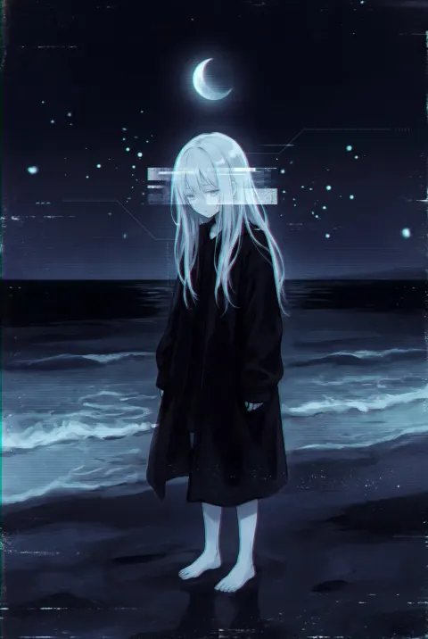 Lunar Glitch Solitude