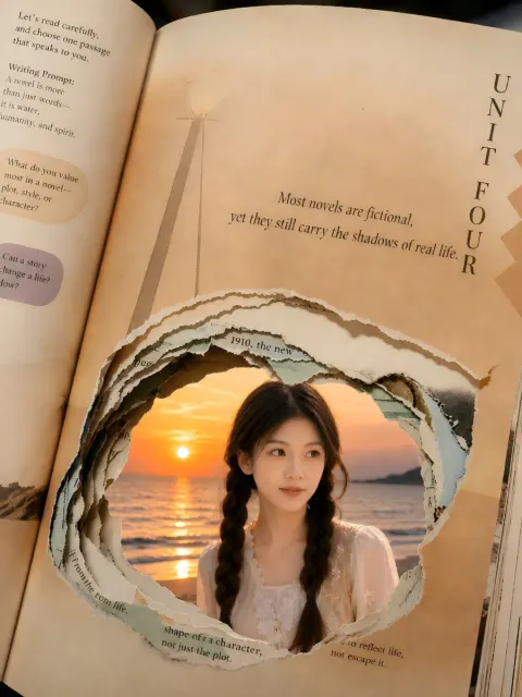 Torn Book Portal to Sunset Self