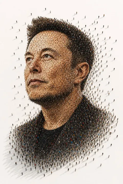 Tiny People Portrait Art