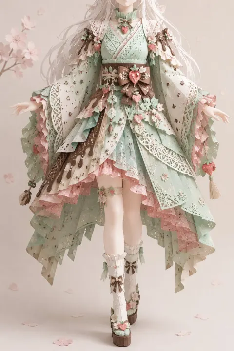 Kirie Washi Paper Fashion Art
