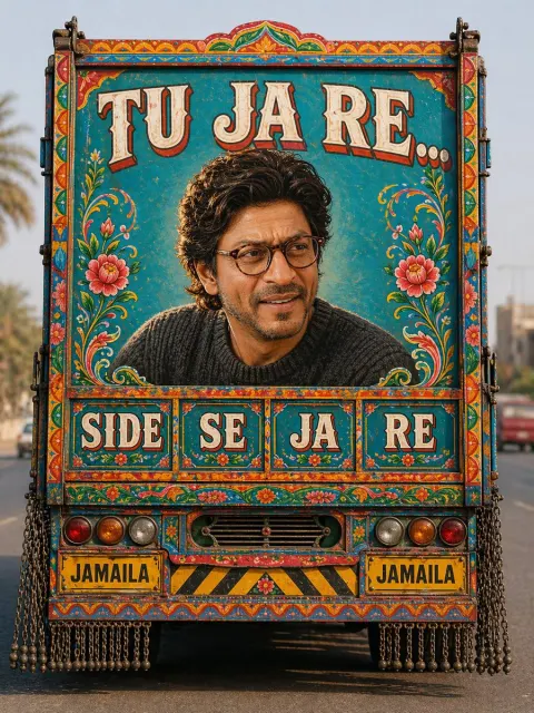Pakistani Truck Art Highway