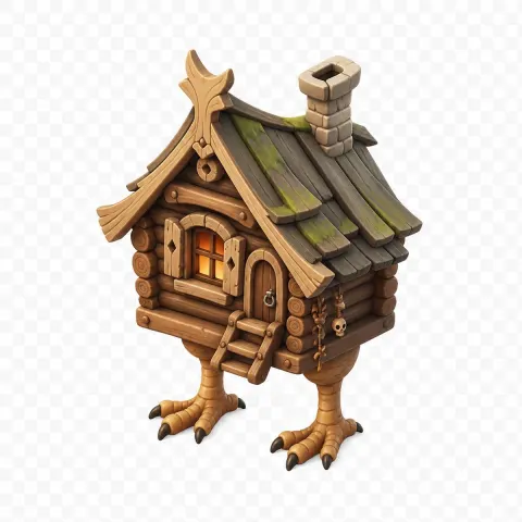 Baba Yaga Chicken Leg Hut Asset