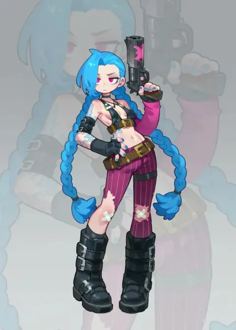 Chibi Gunslinger Girl Character Art