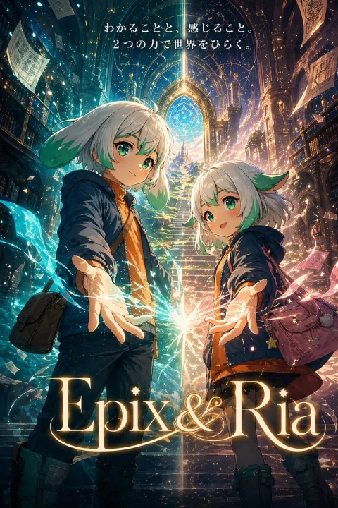 Fantasy Library Anime Poster Art